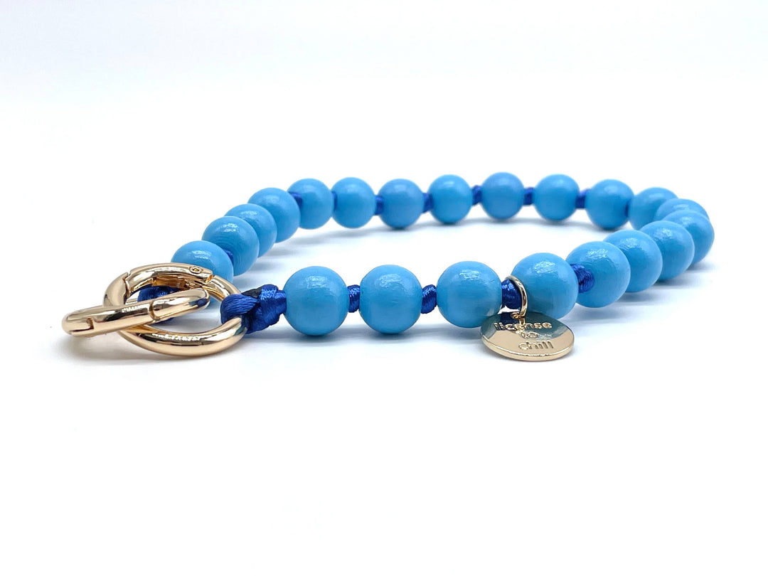 Blue on Blue Short Phone Chain