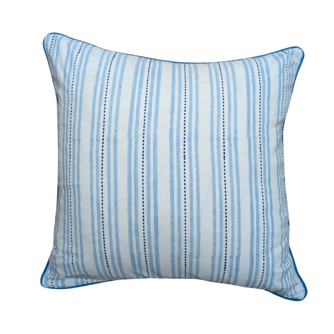 Elsie Blue Cushion Cover-Cushion Covers-LNH Edit