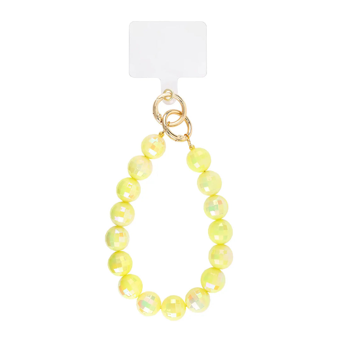 Disco Phone Cord Yellow