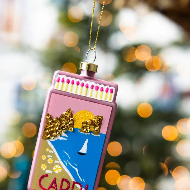 Matchbox Ornament - Capri