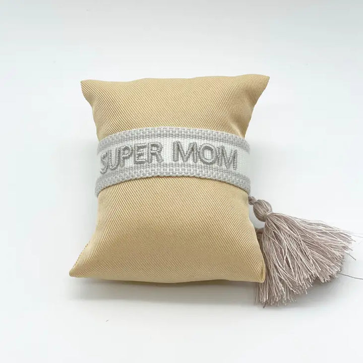 Super Mom Woven Bracelet-Bracelets-LNH Edit