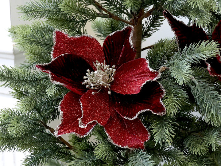 Red Flower clip-Ornaments-LNH Edit