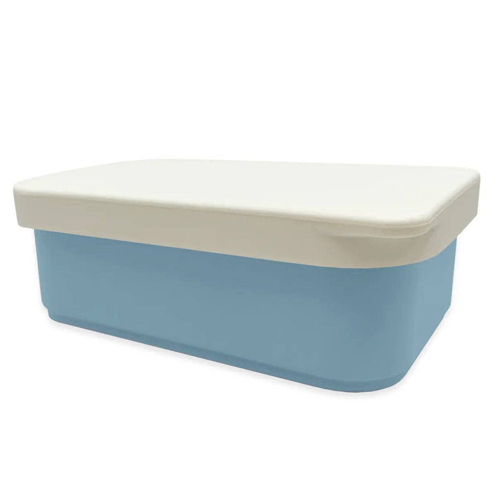 Pre order Stainless steel lunchbox with silicone lid: Blue--LNH Edit