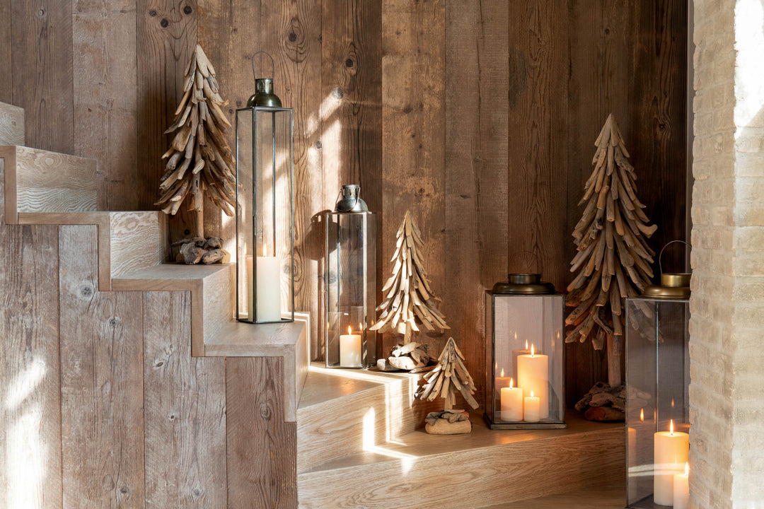 Wooden Christmas Tree on Base – Natural