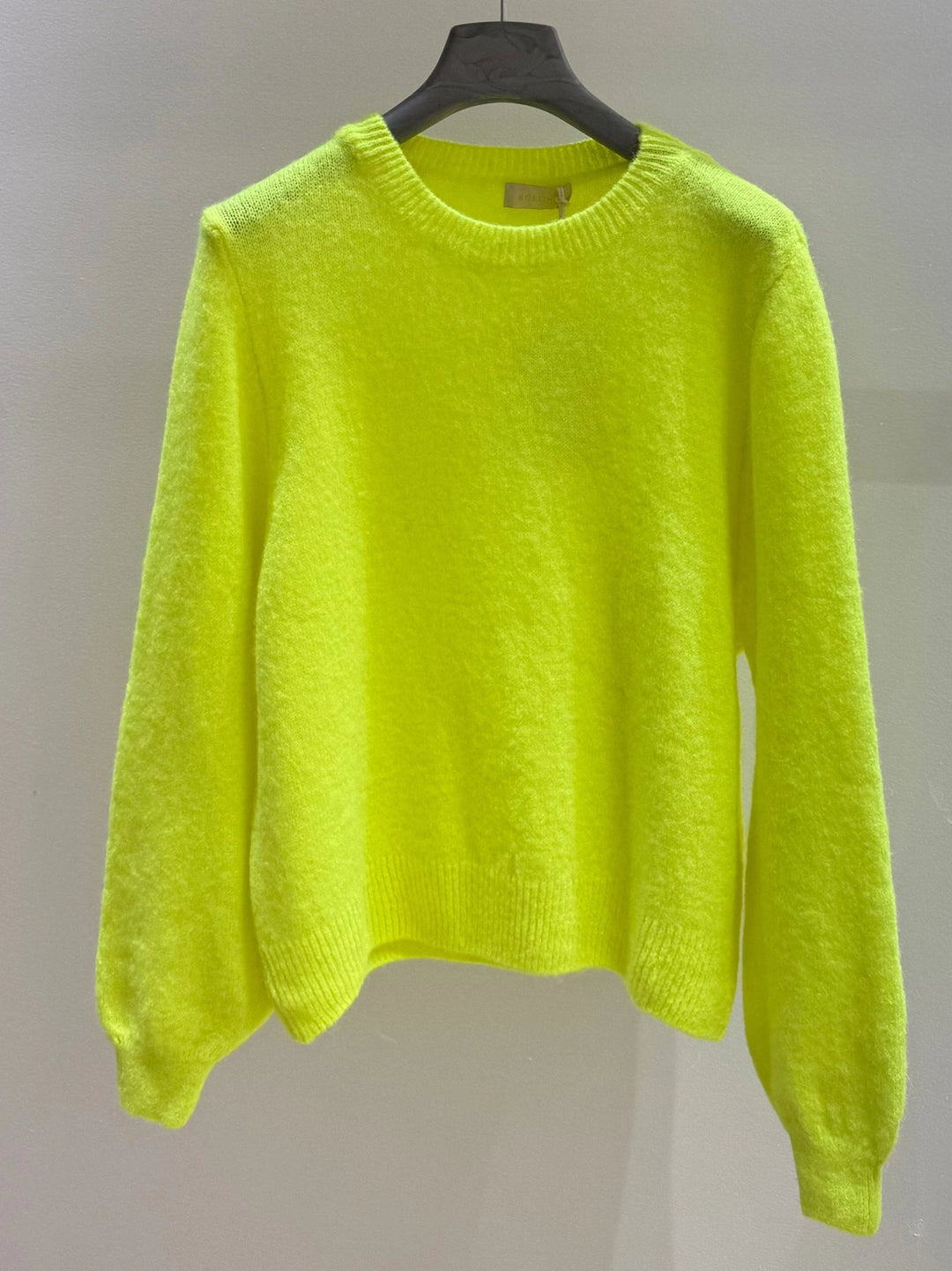 Neon Yellow Crewneck Sweater