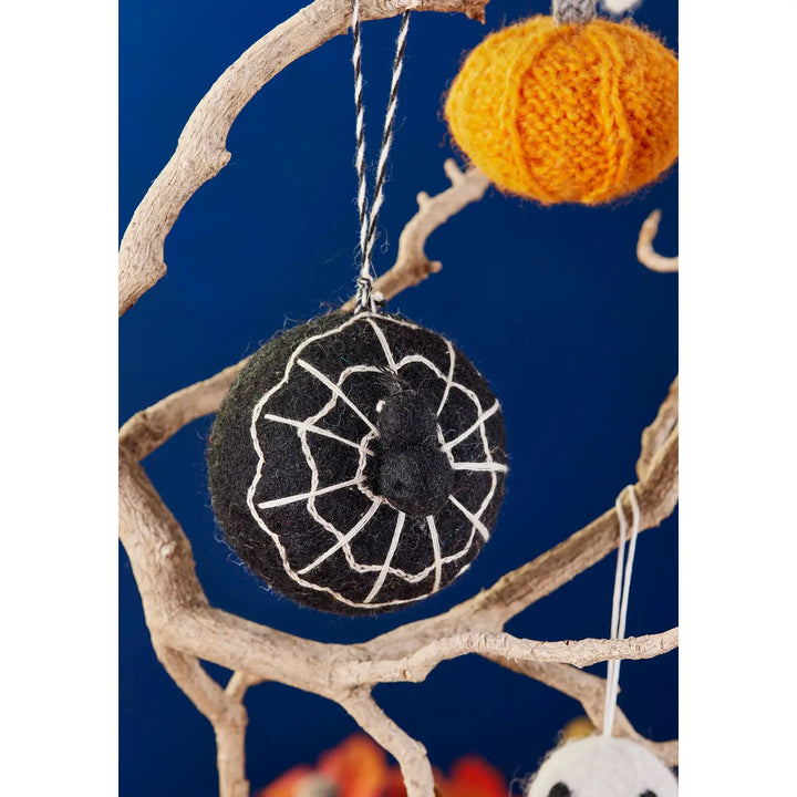 Felt Spider Web Halloween Deccoration