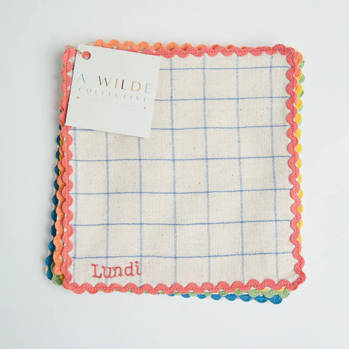 Handwoven Days of the Week Lunchbox Napkins