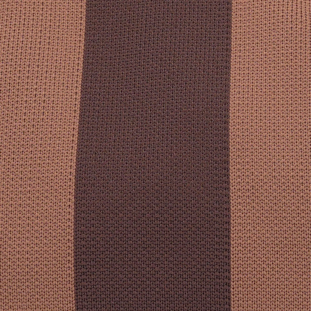 CHOCOLATE Stripe Clutch Bag