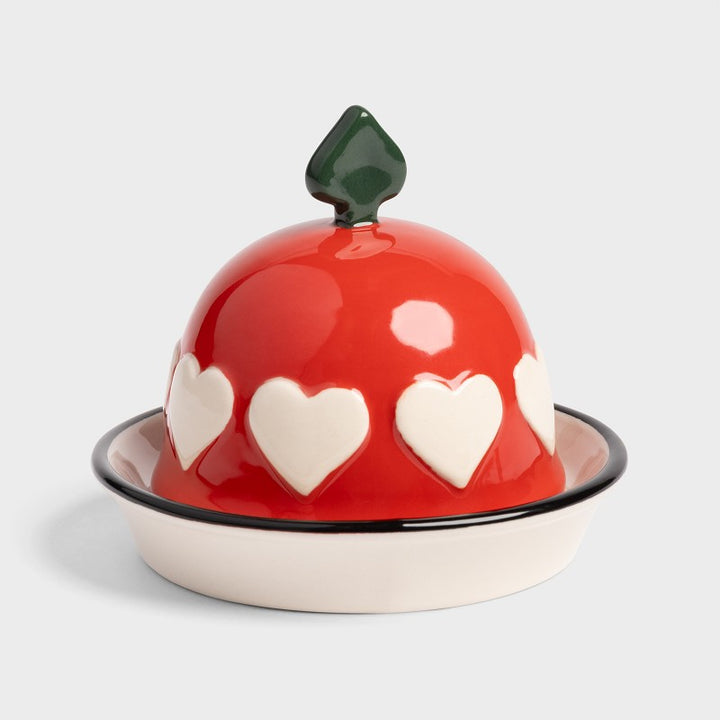 Pre Order Red Hearts Butter dish