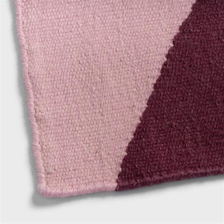 Takt Pink Runner Wool Rug 70x180