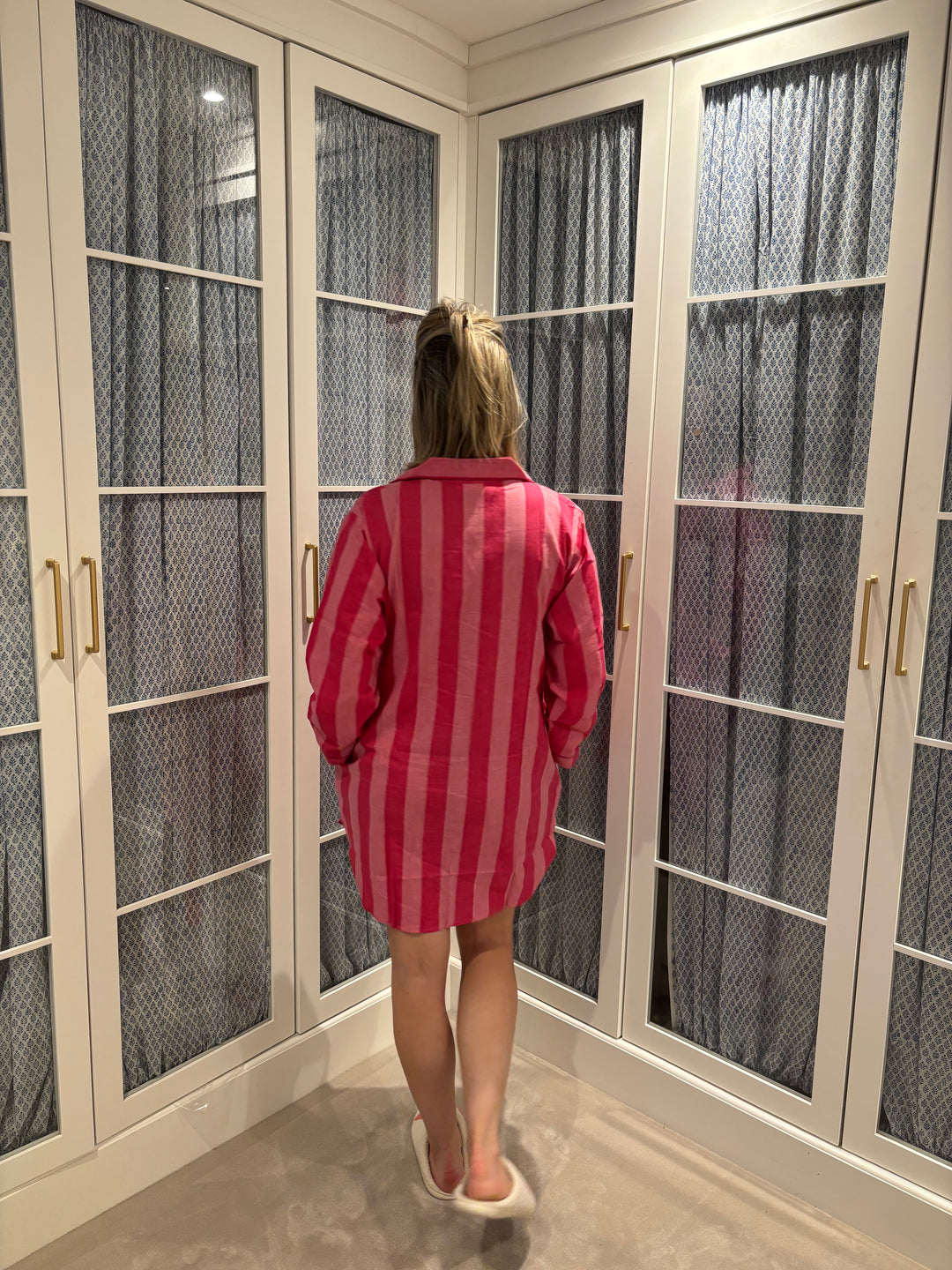 Bold Pink Stripe Nightshirt