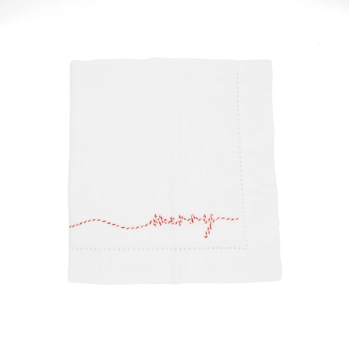 Merry Embroidered Dinner Napkin, Set of 4