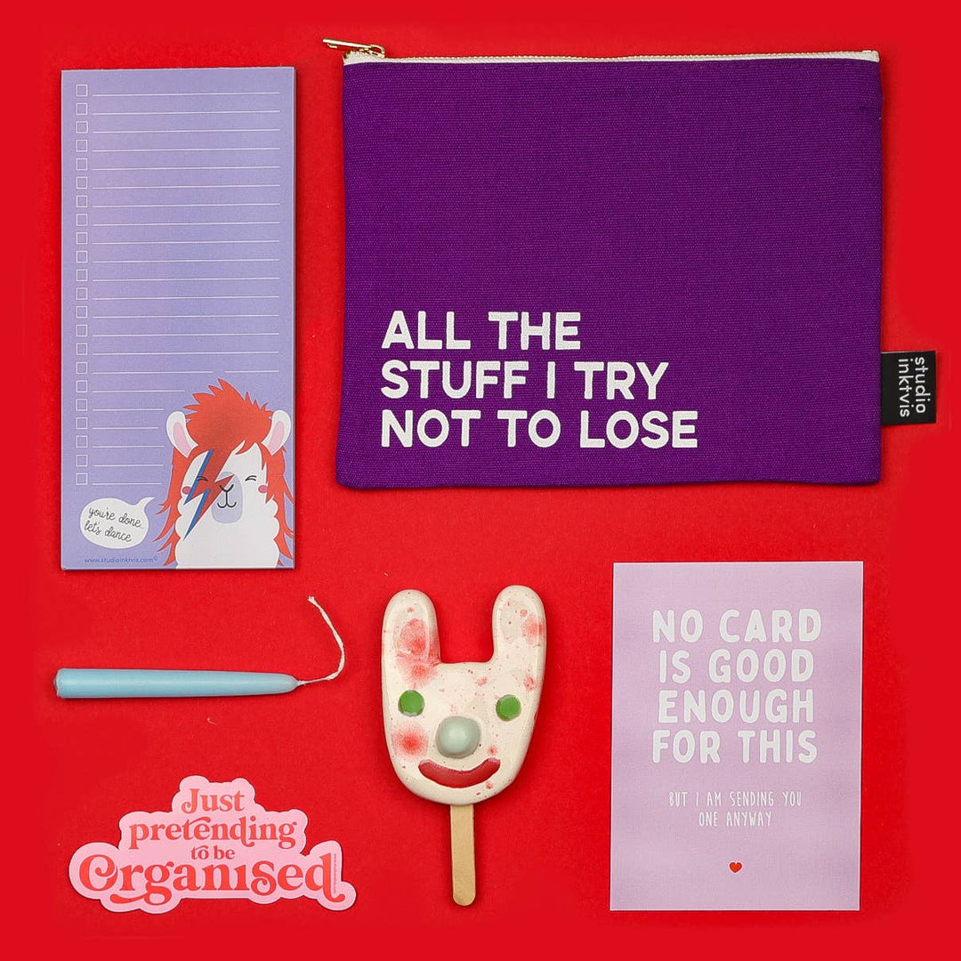 Sticker Just pretending to be organized