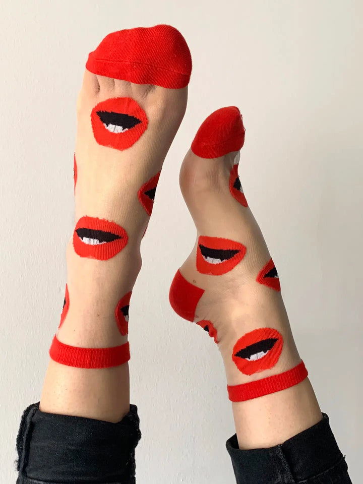 Hot Lips Socks