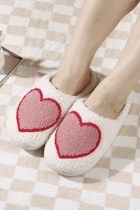 Big Heart Fluffy Slipper