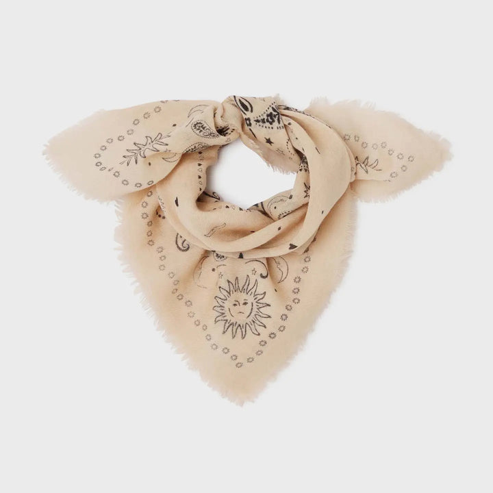 Small Scarf in 100% Wool Alice Ecru