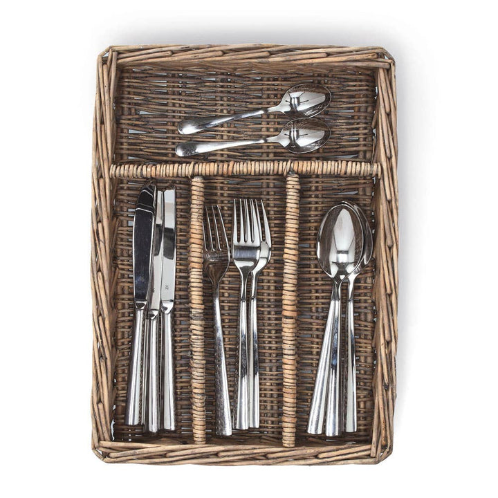 Wicker Cutlery Basket-Baskets-LNH Edit