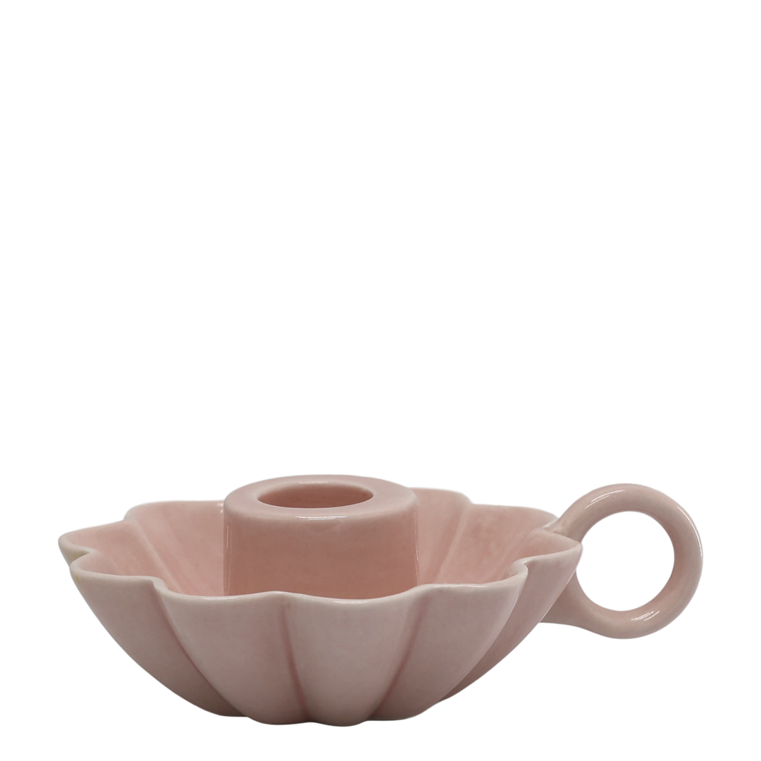 Massy Pink Canldestick Holder--LNH Edit