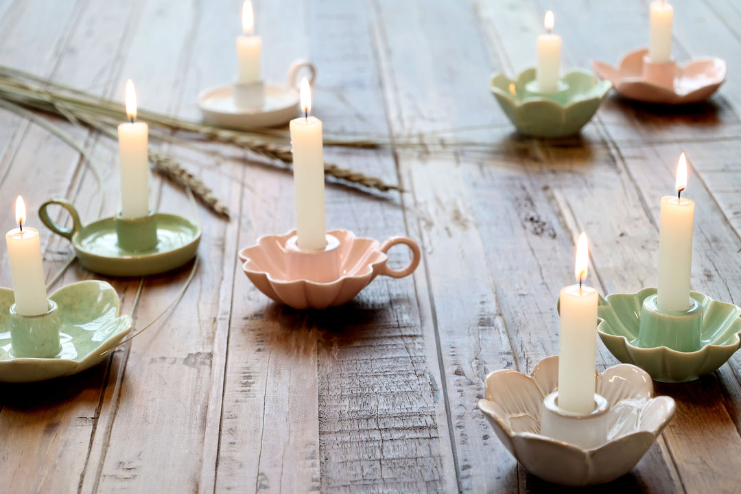 Massy Pink Canldestick Holder--LNH Edit