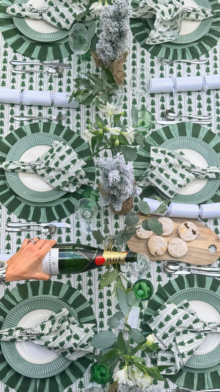 Christmas Tree Napkins, Set of 4