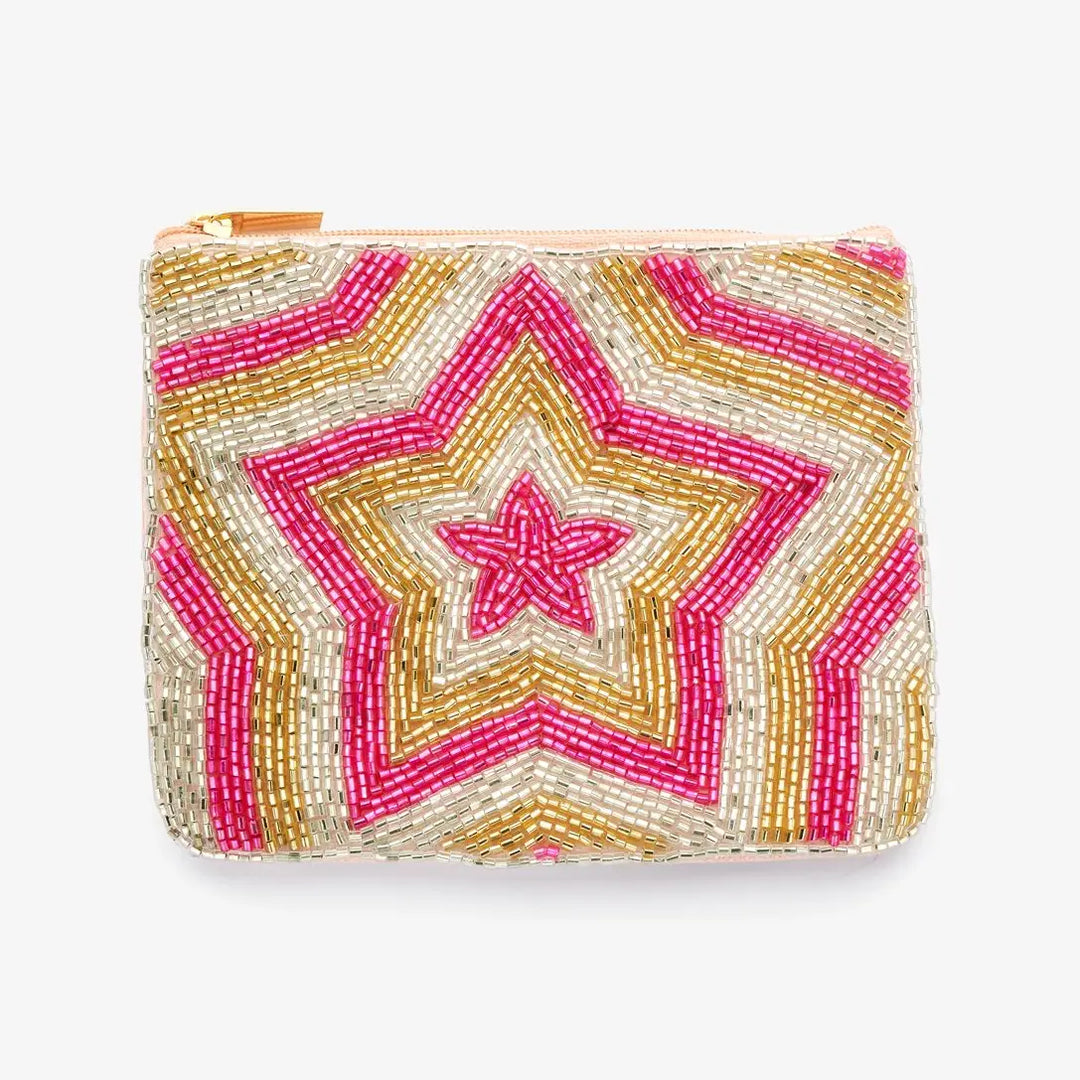 Star Beaded Pouch