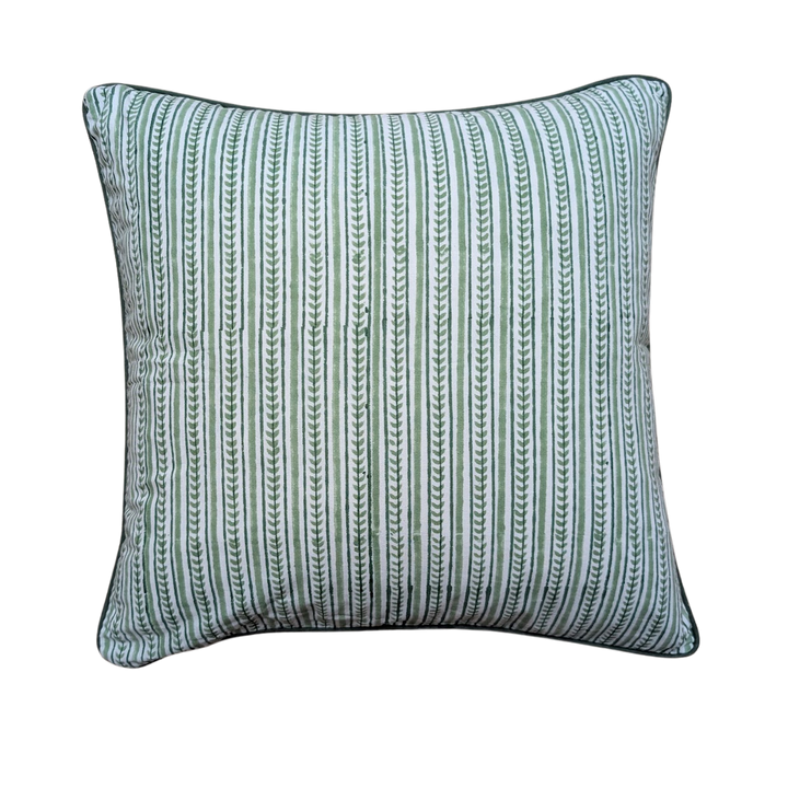 Alani Green Cushion Cover-Cushion Covers-LNH Edit