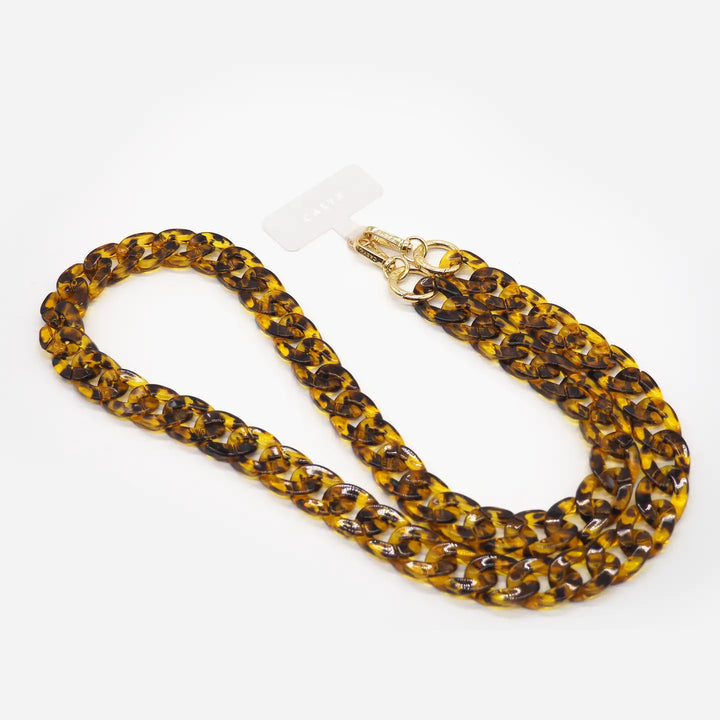 Tortoise shell phone chain