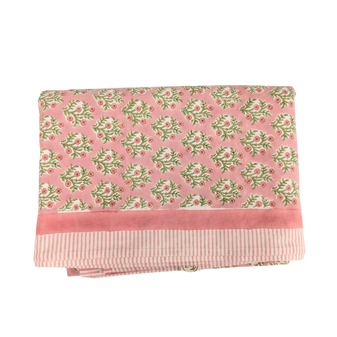 Emily Pink Rectangle Tablecloth-Tablecloths-LNH Edit