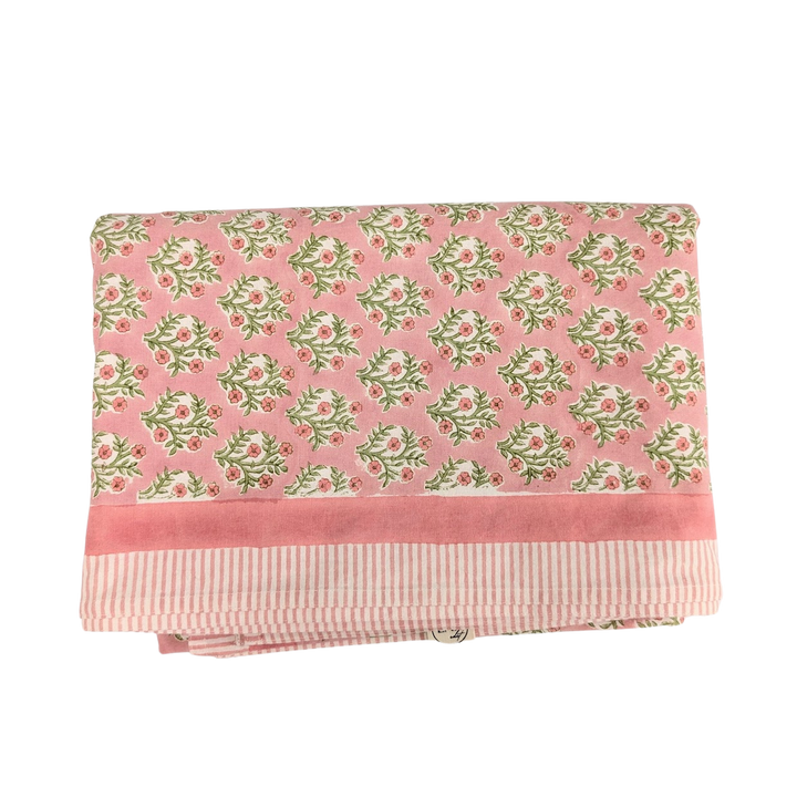 Emily Pink Rectangle Tablecloth-Tablecloths-LNH Edit