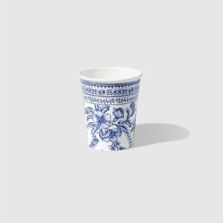 French Toile Paper Cups, Pack of 10