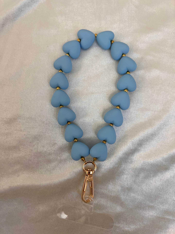 Big Heart Phone Cord ¦ LIGHT BLUE