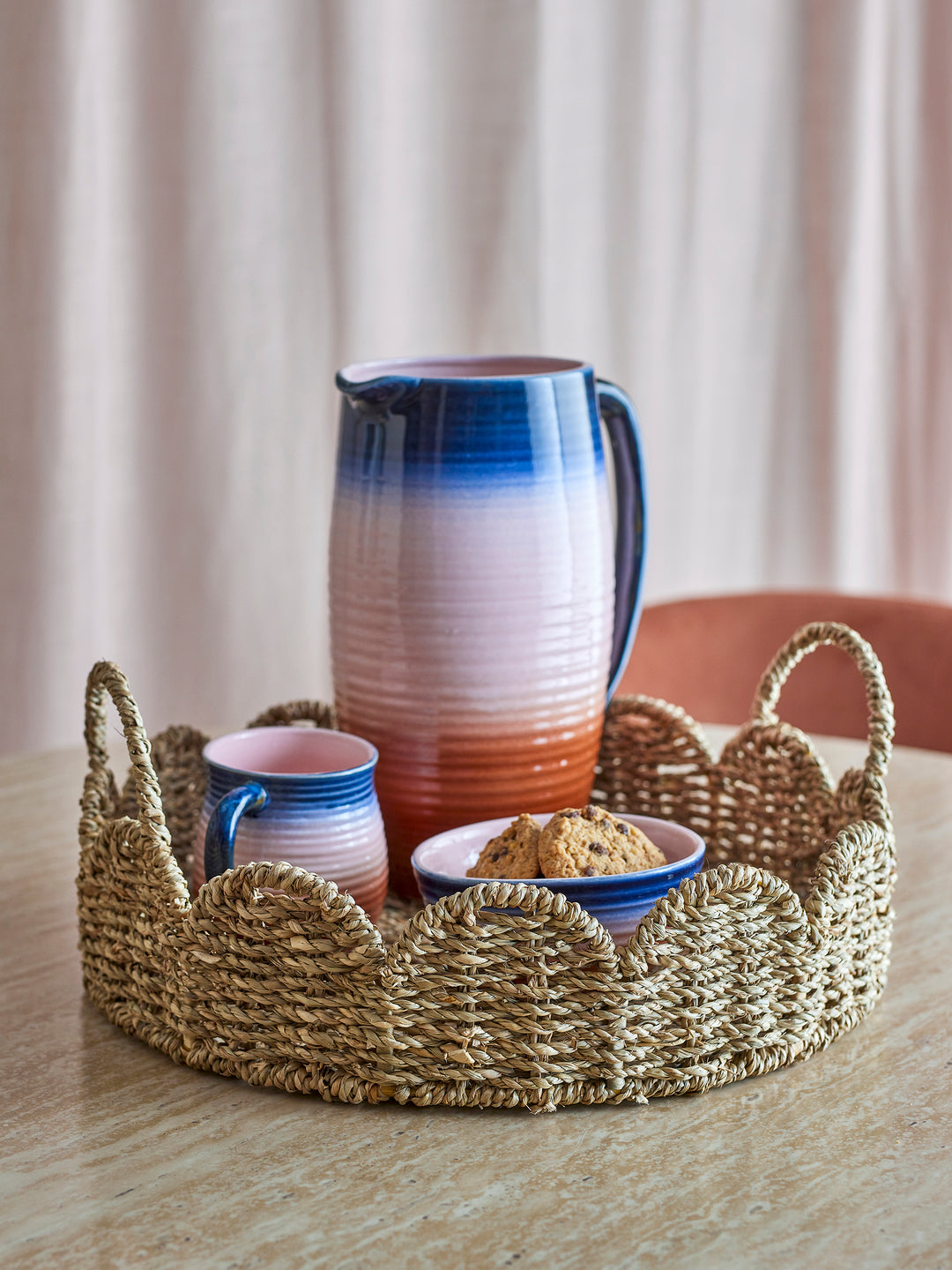 Seagrass Scallop Tray