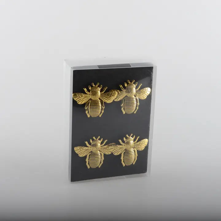 Set of 4 Bee Napkin Rings