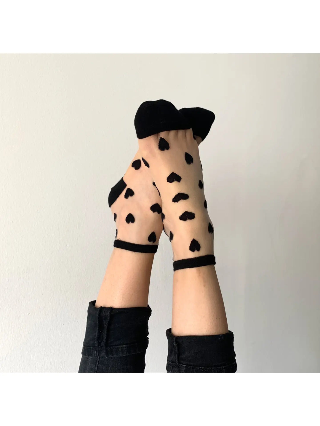 Black Heart Socks