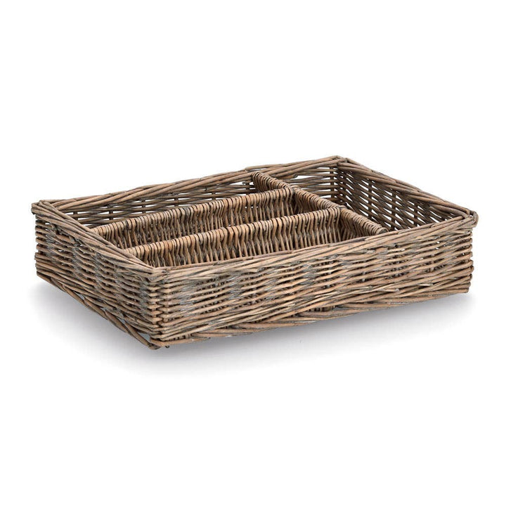Wicker Cutlery Basket-Baskets-LNH Edit