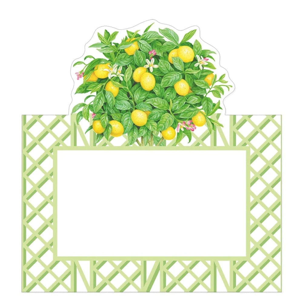 Citrus Topiaries Die-Cut Place Cards - 8 Per Package-Place Cards-LNH Edit