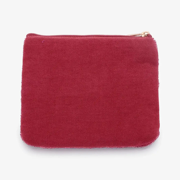 Hot Stuff Beaded Pouch