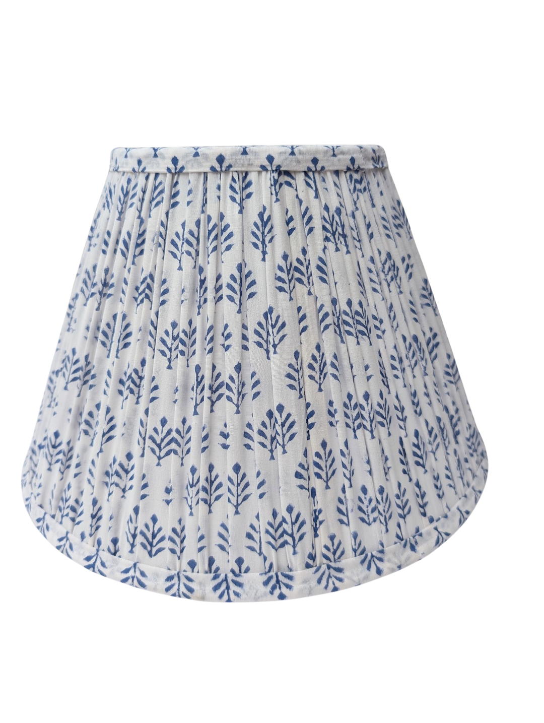 Sofia Blue Empire Pleated Lampshade