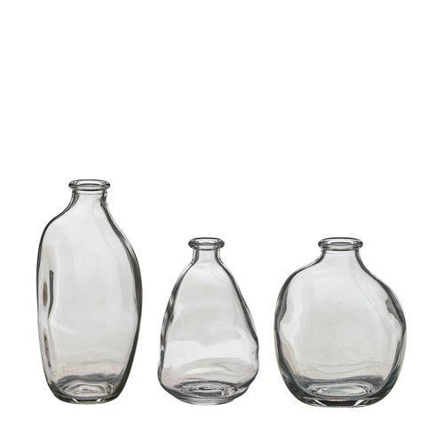 Laya Bud Glass Vases, Set of 3