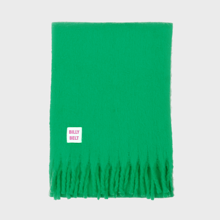 Bright Green Oversized Scarf