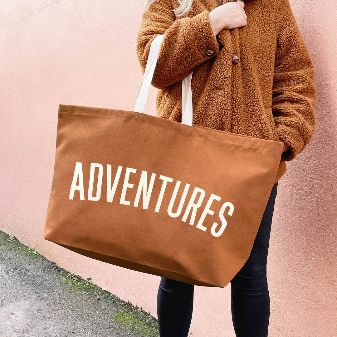 Adventures - Tan REALLY Big Bag
