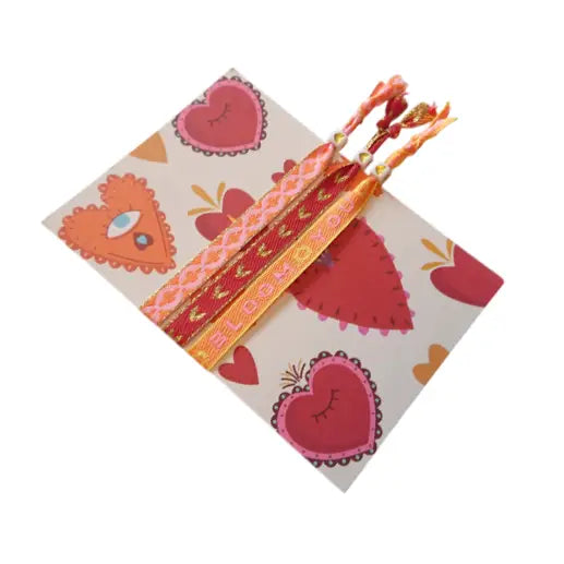 Love Heart Bracelet set