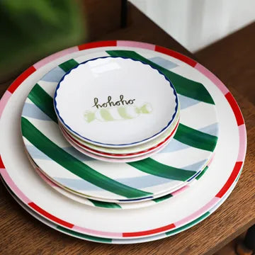 Small Christmas bliss plates  set of 4