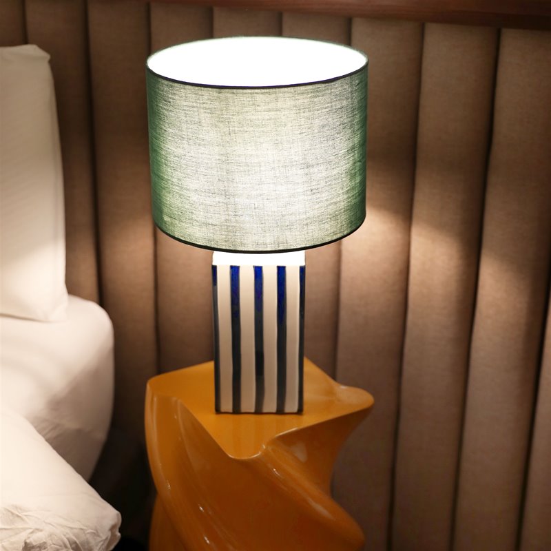 Stripe Lamp -Blue