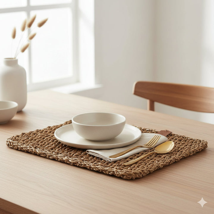Rectagular Seagrass Woven Placemat