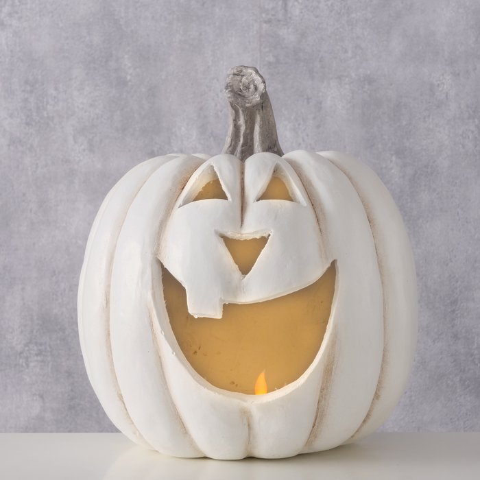 Ceramic white Pumpkin 29.5cm--LNH Edit