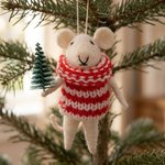 Felt Christmas Mouse