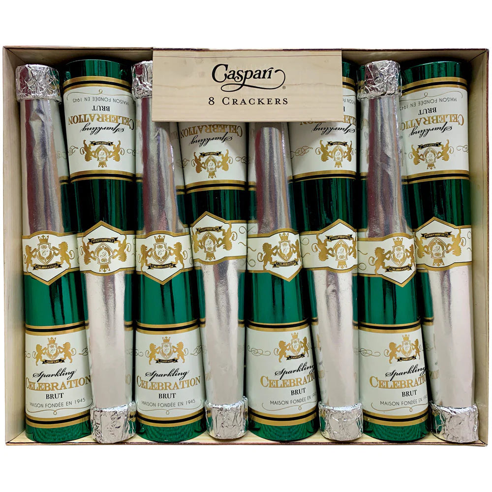 Champagne Luxury Cone Crackers - 8 Per Box