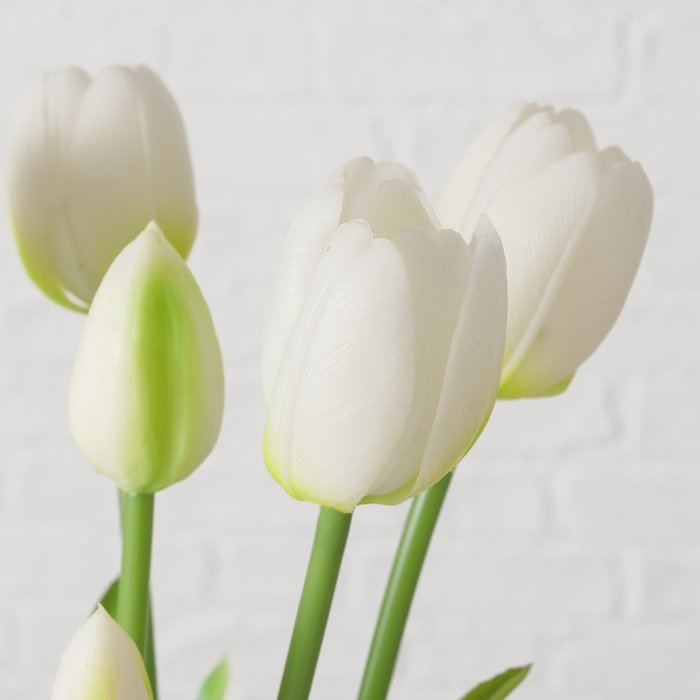 Faux White Tulip Stem