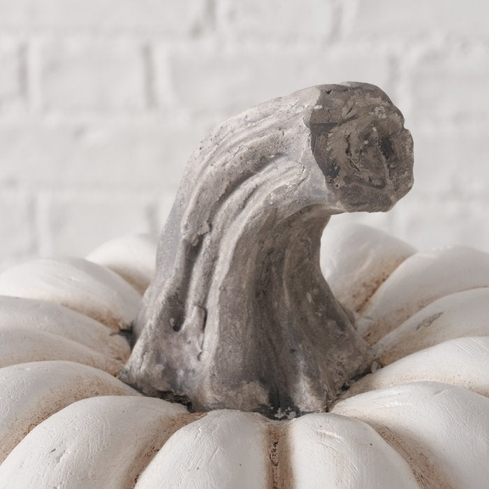 Ceramic white Pumpkin 29.5cm--LNH Edit